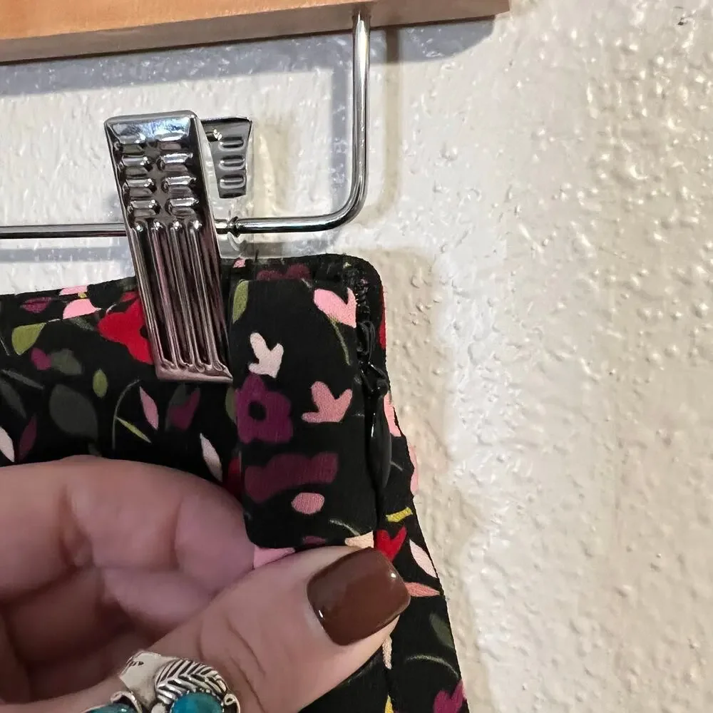 Kate Spade Boho Floral Cigarette Pants Size 4